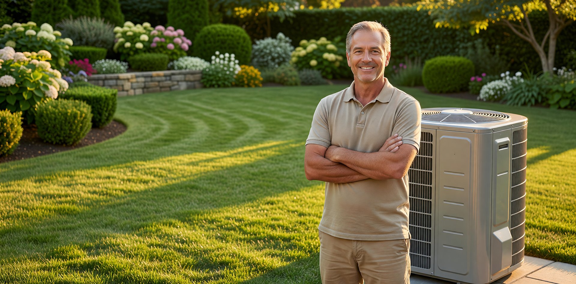 HVAC technician providing professional service in Fullerton